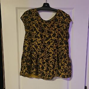 Ann Taylor Leopard Print Blouse
